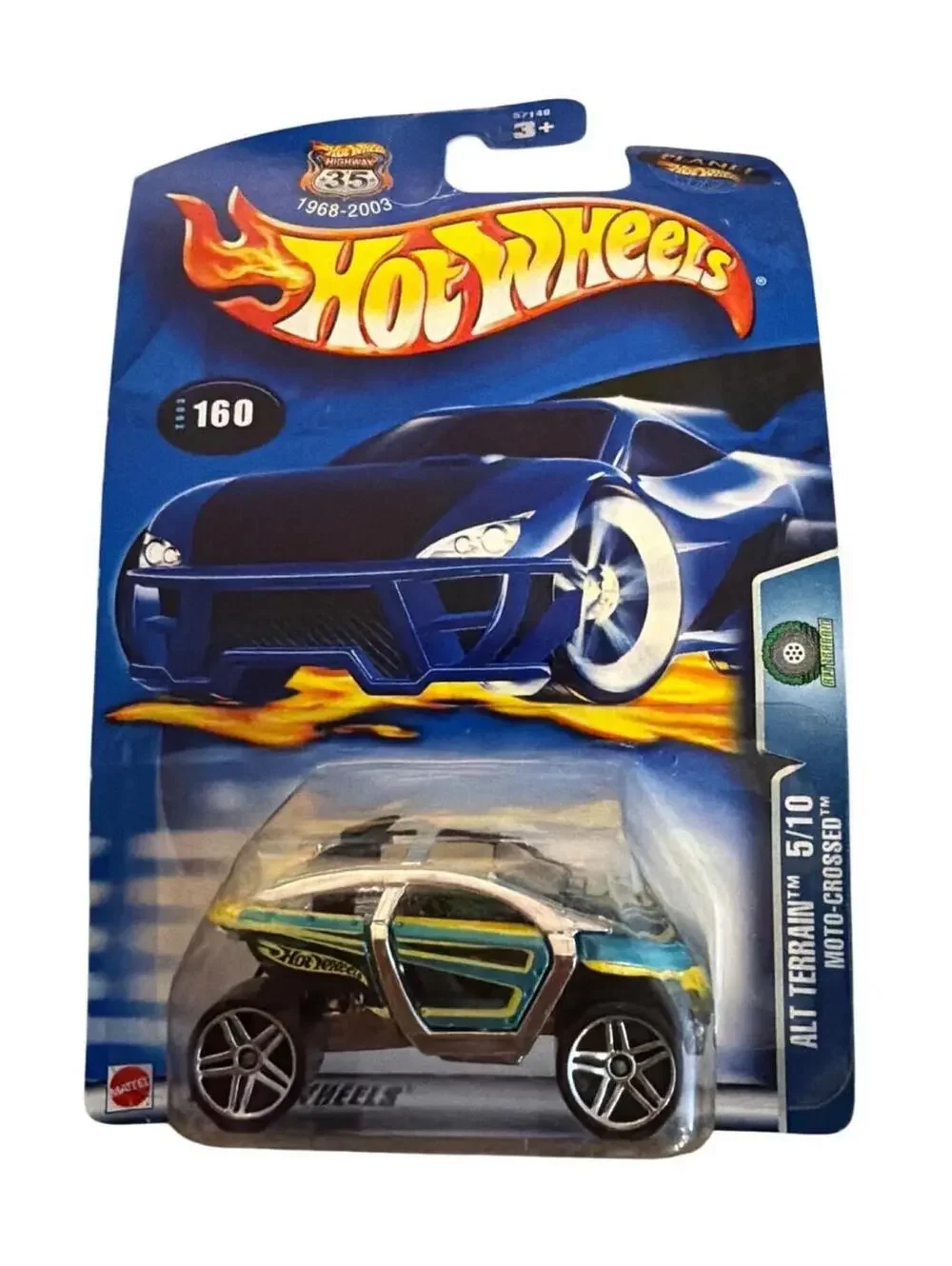 Hot Wheels Moto-Crossed 5/10 Die-Cast Car In Blister Pack All Terrain Model 1:64
